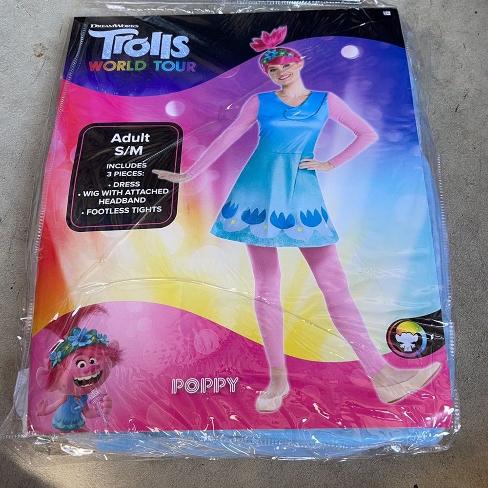 Trolls World Tour: Poppy Adult Costume! New! - Picture 2 of 10